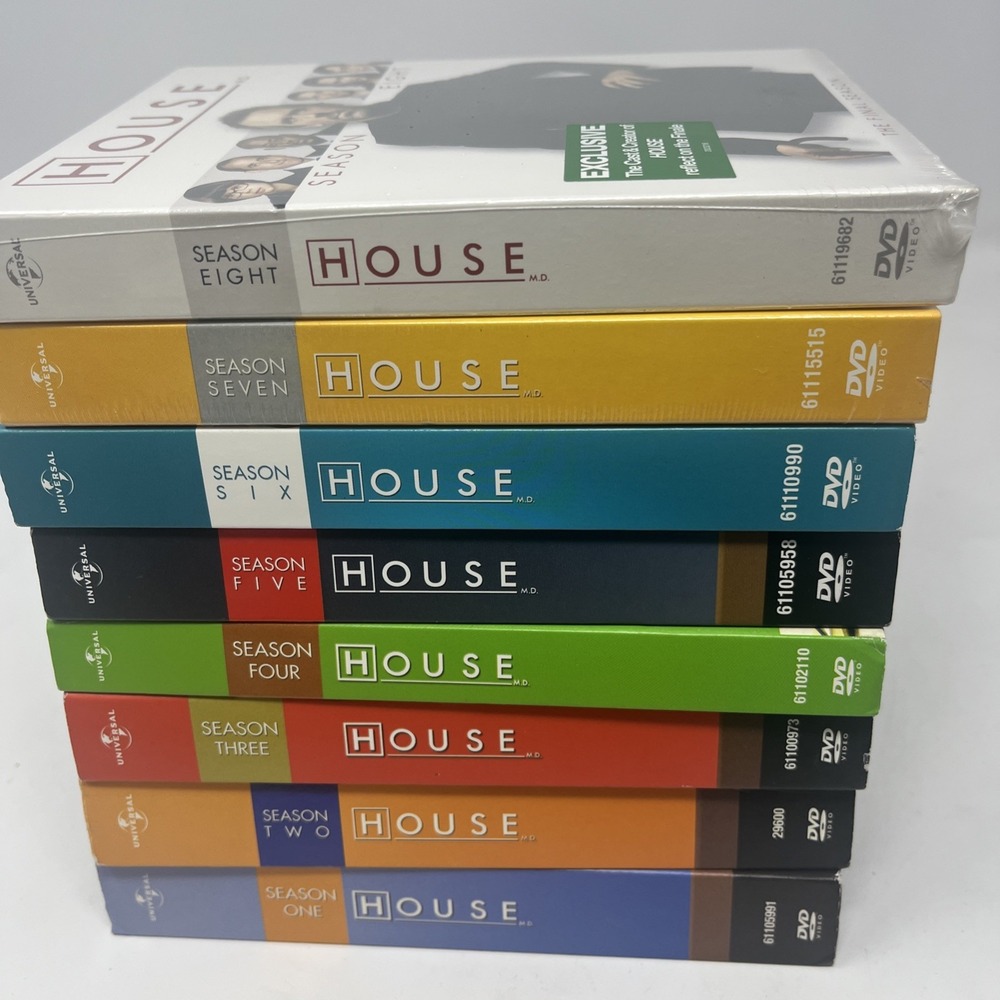 HOUSE M.D. Seasons 1-8 The Complete DVD Series, Lot Set Full 8